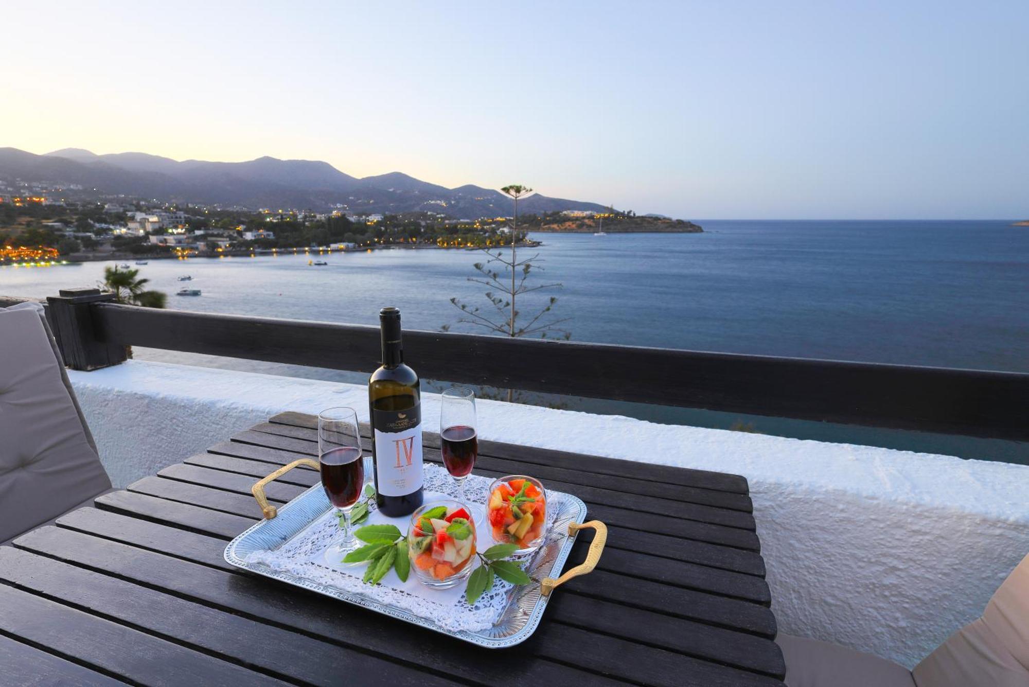 Horizon Central Apartment Amazing View Agios Nikolaos  Bagian luar foto