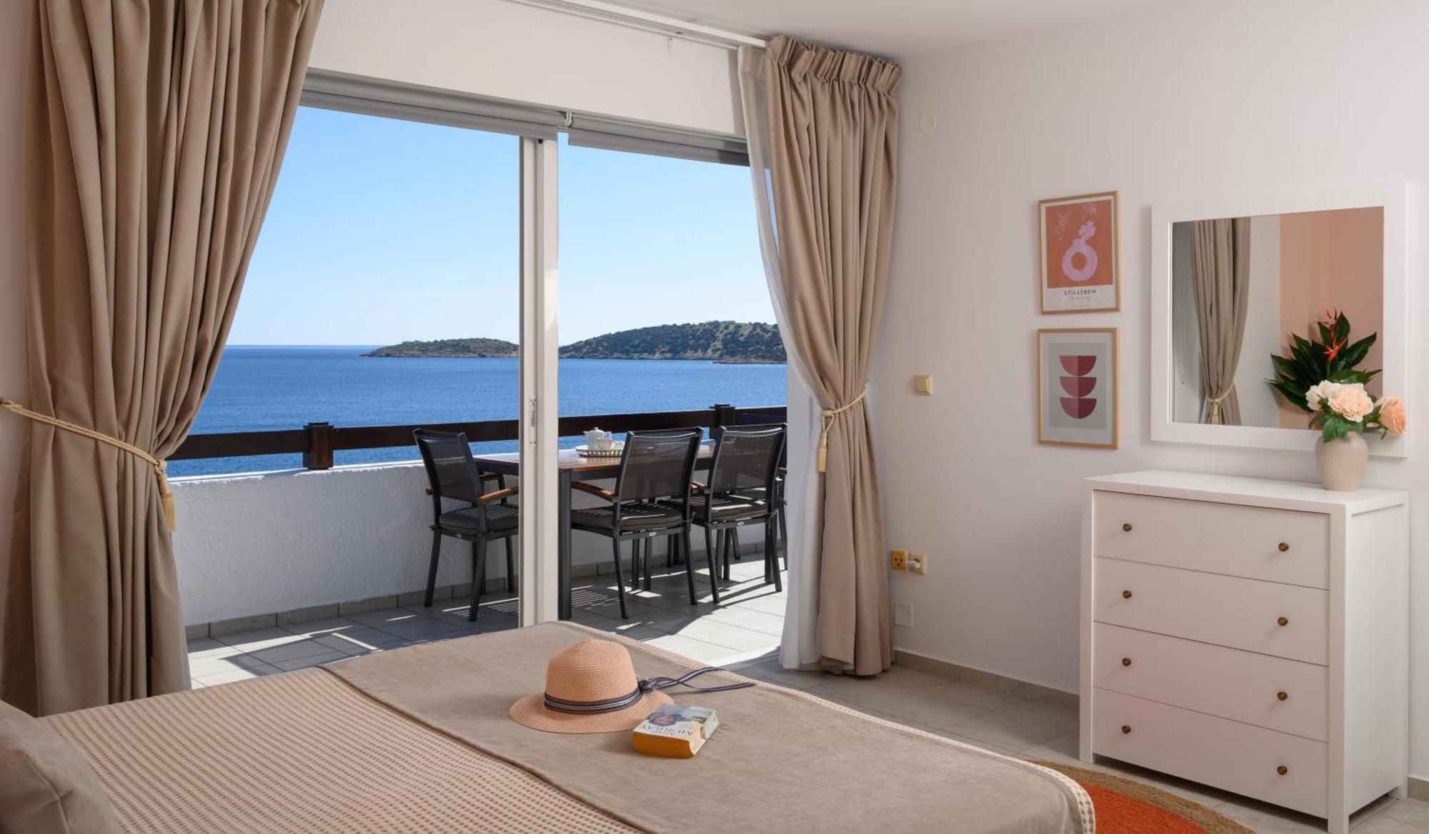 Horizon Central Apartment Amazing View Agios Nikolaos  Bagian luar foto