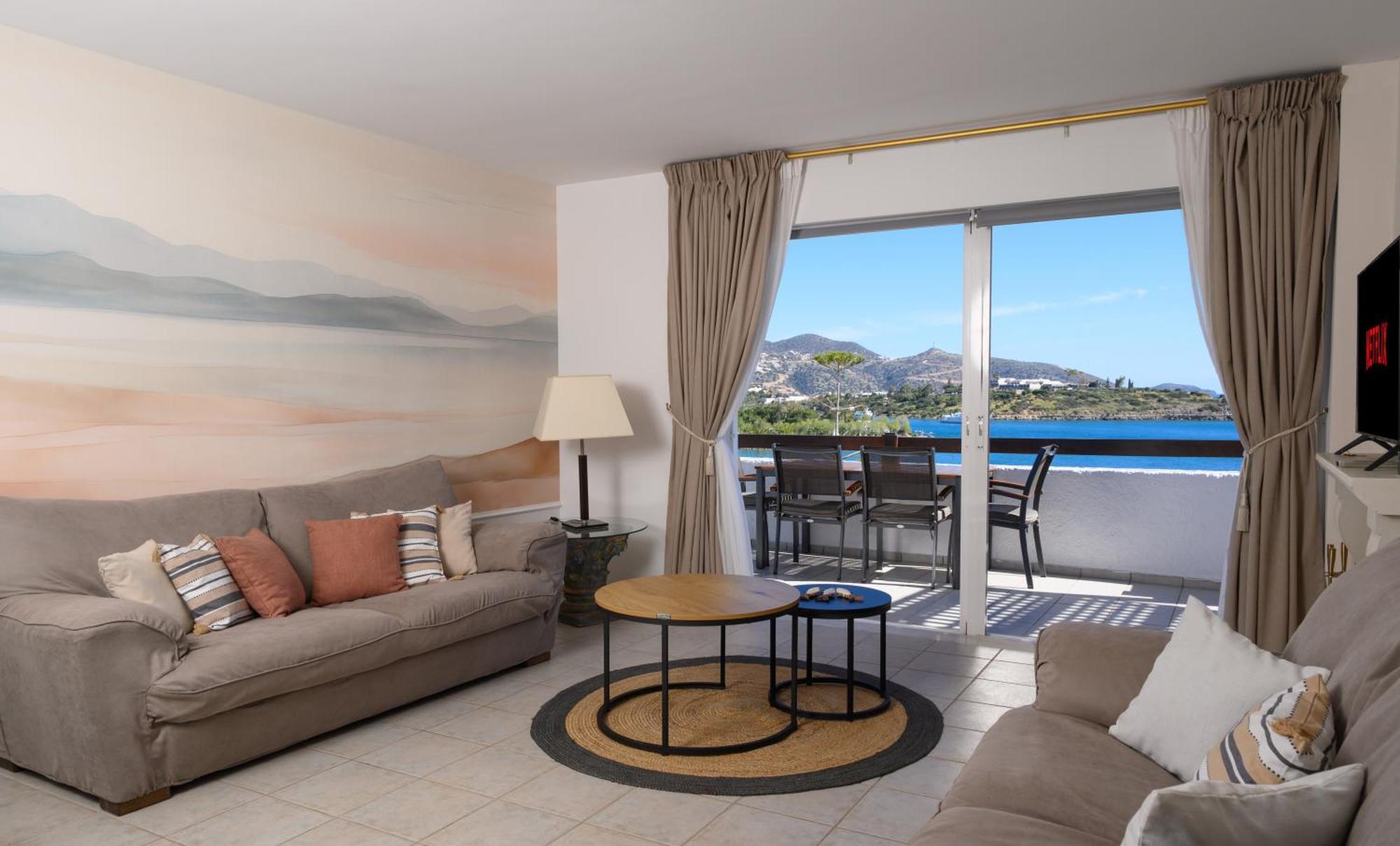 Horizon Central Apartment Amazing View Agios Nikolaos  Bagian luar foto