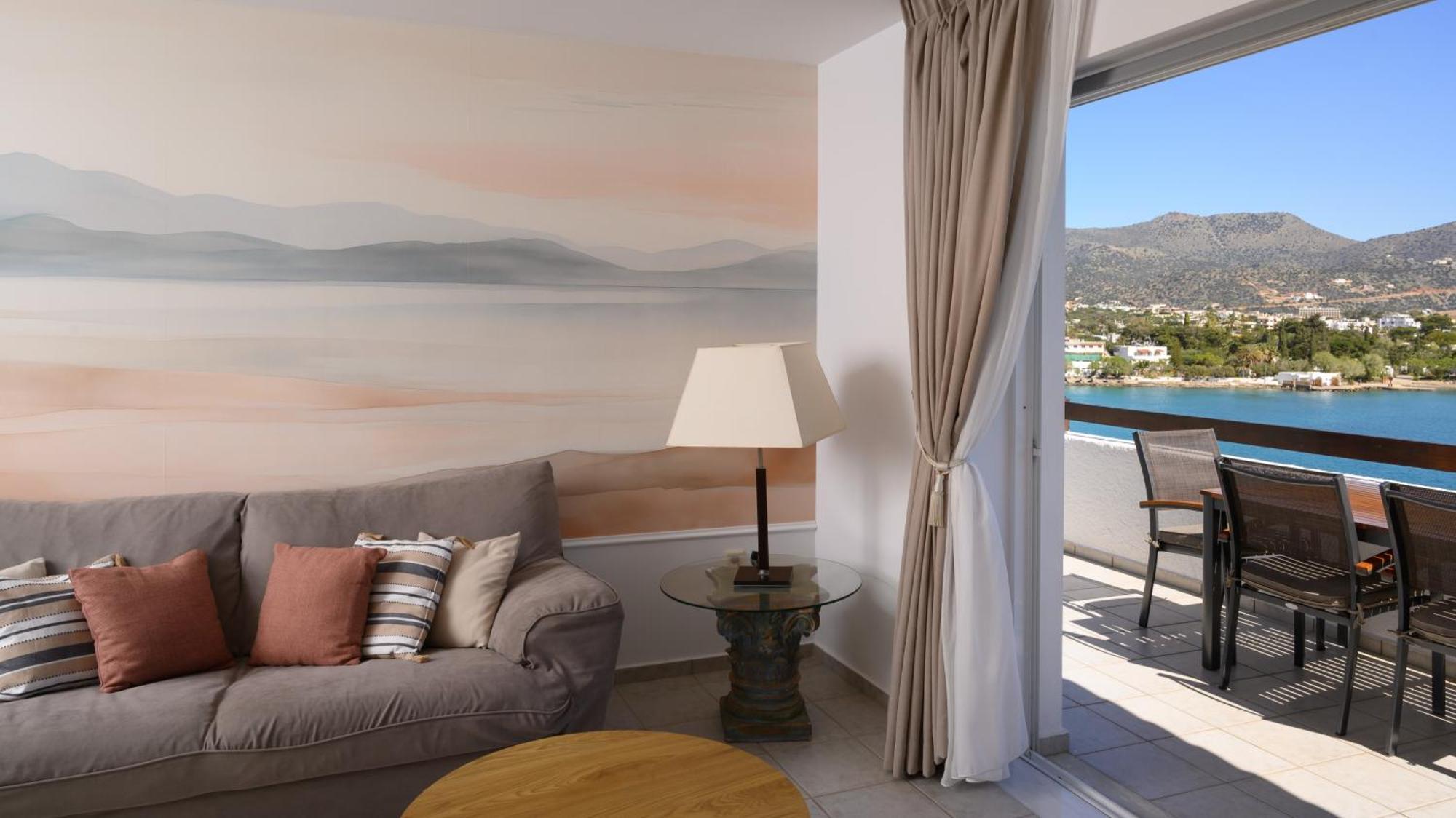 Horizon Central Apartment Amazing View Agios Nikolaos  Bagian luar foto